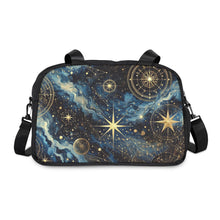 Load image into Gallery viewer, Spaced Out Constellation Fitness Handbag 12.4&quot; x 13.3&quot; / Black Printify Bags - Tracy McCrackin Photography