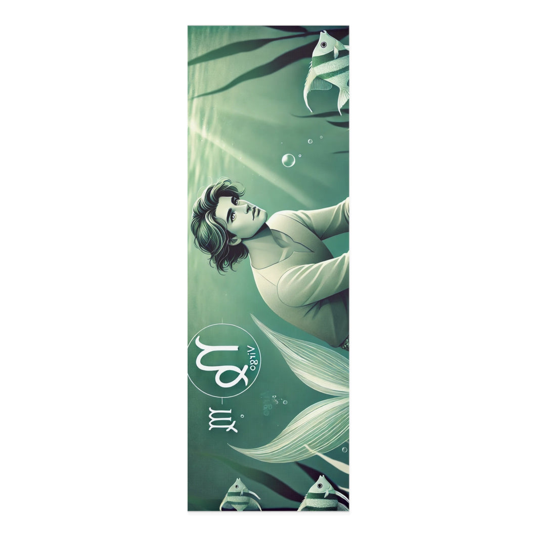 The Pristine Sea Sage: Virgo Merman Yoga Mat 24” x 72” Printify Home Decor - Tracy McCrackin Photography