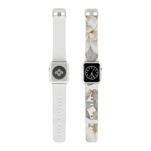 Load image into Gallery viewer, Floral Delight Watch Band for Apple Watch 7.5&#39;&#39; × 0.75&#39;&#39; / 42 - 44 mm / Silver Printify Accessories - Tracy McCrackin Photography