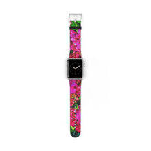 Load image into Gallery viewer, Vibrant Floral Band Watch Band 42 - 45 mm / Silver Matte Printify Accessories - Tracy McCrackin Photography