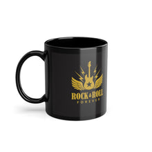 Load image into Gallery viewer, Rock Music Forever - Black Coffee Cup, 11oz Printify Mug - Tracy McCrackin Photography