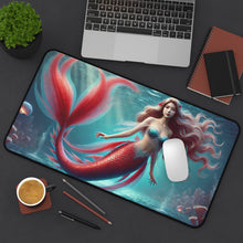 Load image into Gallery viewer, Tropical Goddess: Vibrant Mermaid Computer Pad Printify Home Decor - Tracy McCrackin Photography