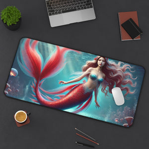 Tropical Goddess: Vibrant Mermaid Computer Pad Printify Home Decor - Tracy McCrackin Photography