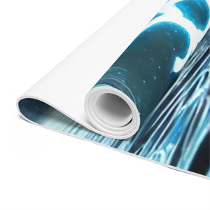 The Visionary of the Waves: Aquarius Merman Yoga Mat Printify Home Decor - Tracy McCrackin Photography