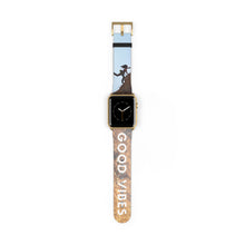 Load image into Gallery viewer, Good Vibes Rock Climbing Watch Band 42 - 45 mm / Gold Matte Printify Accessories - Tracy McCrackin Photography