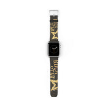 Load image into Gallery viewer, Rock Star Gold/Black Watch Band 38 - 41 mm / Silver Matte Printify Accessories - Tracy McCrackin Photography