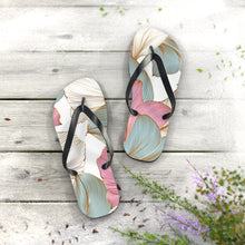 Load image into Gallery viewer, Elegant floral Flip Flops Printify Shoes - Tracy McCrackin Photography