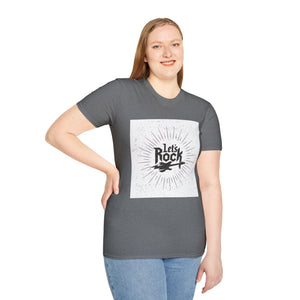 Let's Just Rock Unisex Softstyle T-Shirt Printify T-Shirt - Tracy McCrackin Photography