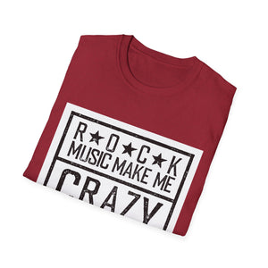 Rock Music Made Me Crazy Unisex Softstyle T-Shirt Printify T-Shirt - Tracy McCrackin Photography