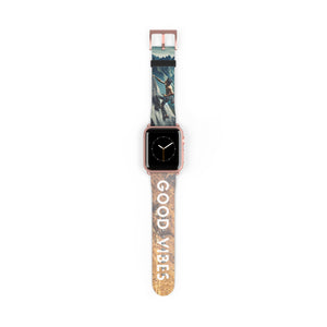 Men's Good Vibes Rock Climbing Watch Band 38 - 41 mm / Rose Gold Matte Printify Accessories - Tracy McCrackin Photography