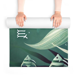 The Pristine Sea Sage: Virgo Merman Yoga Mat Printify Home Decor - Tracy McCrackin Photography