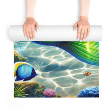 Load image into Gallery viewer, Tropical Goddess Foam Yoga Mat Printify Home Decor - Tracy McCrackin Photography