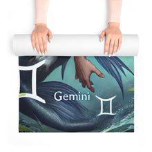 Load image into Gallery viewer, Twin Spirit: The Gemini Mermen Yoga Mat Printify Home Decor - Tracy McCrackin Photography