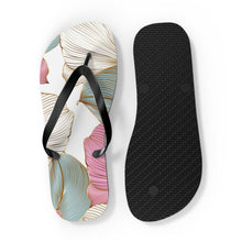 Load image into Gallery viewer, Elegant floral Flip Flops Printify Shoes - Tracy McCrackin Photography