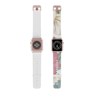 Pastel Florals Watch Band for Apple Watch 7.5'' × 0.75'' / 38 - 40 mm / Rose Gold Printify Accessories - Tracy McCrackin Photography