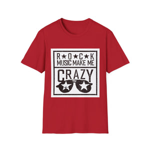 Rock Music Made Me Crazy Unisex Softstyle T-Shirt Printify T-Shirt - Tracy McCrackin Photography