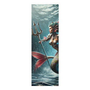 Warrior Mermaid Foam Yoga Mat 24” x 72” Printify Home Decor - Tracy McCrackin Photography