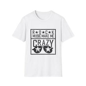 Rock Music Made Me Crazy Unisex Softstyle T-Shirt Printify T-Shirt - Tracy McCrackin Photography