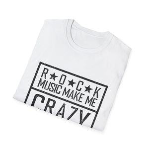 Rock Music Made Me Crazy Unisex Softstyle T-Shirt Printify T-Shirt - Tracy McCrackin Photography