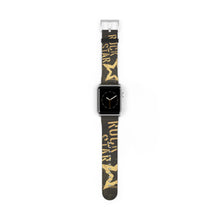 Load image into Gallery viewer, Rock Star Gold/Black Watch Band 42 - 45 mm / Silver Matte Printify Accessories - Tracy McCrackin Photography