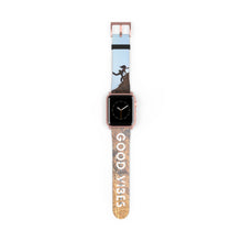 Load image into Gallery viewer, Good Vibes Rock Climbing Watch Band 38 - 41 mm / Rose Gold Matte Printify Accessories - Tracy McCrackin Photography