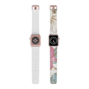 Pastel Florals Watch Band for Apple Watch 8'' × 0.75'' / 38 - 40 mm / Rose Gold Printify Accessories - Tracy McCrackin Photography