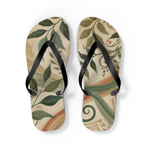 Step Into Tranquility: Flip Flops L / Black sole Printify Shoes - Tracy McCrackin Photography