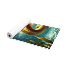 Load image into Gallery viewer, The Majestic King of the Seas: Leo Merman Yoga Mat Printify Home Decor - Tracy McCrackin Photography