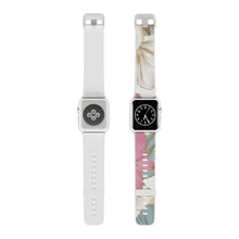 Load image into Gallery viewer, Pastel Florals Watch Band for Apple Watch 7.5&#39;&#39; × 0.75&#39;&#39; / 42 - 44 mm / Silver Printify Accessories - Tracy McCrackin Photography