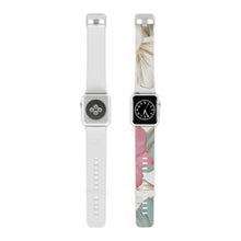 Load image into Gallery viewer, Pastel Florals Watch Band for Apple Watch 8&#39;&#39; × 0.75&#39;&#39; / 42 - 44 mm / Silver Printify Accessories - Tracy McCrackin Photography