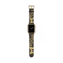 Load image into Gallery viewer, Rock Star Gold/Black Watch Band 42 - 45 mm / Gold Matte Printify Accessories - Tracy McCrackin Photography