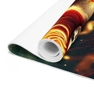 Fiery Strength: The Aries Mermaid Yoga Mat Printify Home Decor - Tracy McCrackin Photography