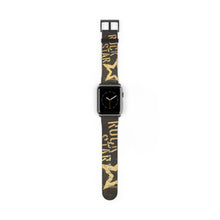 Load image into Gallery viewer, Rock Star Gold/Black Watch Band 42 - 45 mm / Black Matte Printify Accessories - Tracy McCrackin Photography