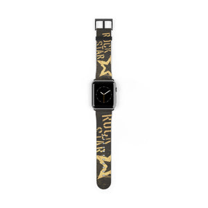 Rock Star Gold/Black Watch Band 42 - 45 mm / Black Matte Printify Accessories - Tracy McCrackin Photography