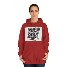 Load image into Gallery viewer, Fun Rock Star Unisex College Hoodie Fire Red / S Printify Hoodie - Tracy McCrackin Photography