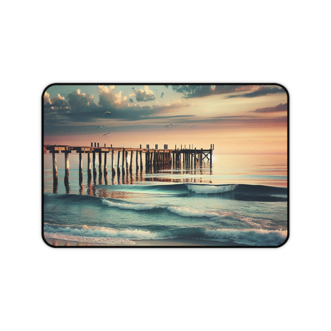 Mesmerizing Ocean Waves Desk Mat 12