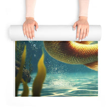 Load image into Gallery viewer, The Majestic King of the Seas: Leo Merman Yoga Mat Printify Home Decor - Tracy McCrackin Photography