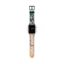 Load image into Gallery viewer, Men&#39;s Good Vibes Rock Climbing Watch Band 38 - 41 mm / Black Matte Printify Accessories - Tracy McCrackin Photography