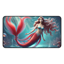 Load image into Gallery viewer, Tropical Goddess: Vibrant Mermaid Computer Pad 12&quot; × 22&quot; Printify Home Decor - Tracy McCrackin Photography