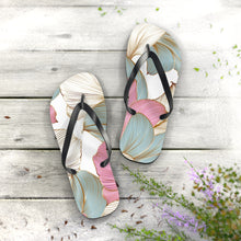 Load image into Gallery viewer, Elegant floral Flip Flops Printify Shoes - Tracy McCrackin Photography