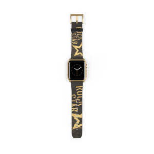 Rock Star Gold/Black Watch Band 38 - 41 mm / Gold Matte Printify Accessories - Tracy McCrackin Photography