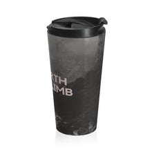 Load image into Gallery viewer, Go Forth and Climb Stainless Steel Travel Mug Printify Mug - Tracy McCrackin Photography