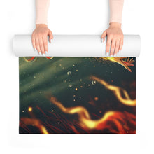 Load image into Gallery viewer, Fiery Strength: The Aries Mermaid Yoga Mat Printify Home Decor - Tracy McCrackin Photography