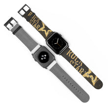 Load image into Gallery viewer, Rock Star Gold/Black Watch Band Printify Accessories - Tracy McCrackin Photography