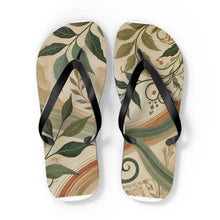 Load image into Gallery viewer, Step Into Tranquility: Flip Flops XL / Black sole Printify Shoes - Tracy McCrackin Photography