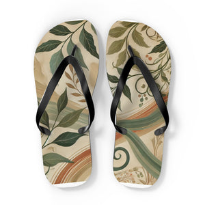 Step Into Tranquility: Flip Flops XL / Black sole Printify Shoes - Tracy McCrackin Photography