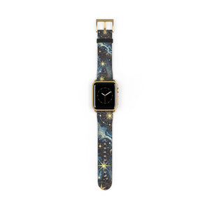 Space Watch Band 38 - 41 mm / Gold Matte Printify Accessories - Tracy McCrackin Photography