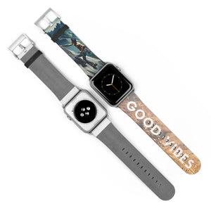 Men's Good Vibes Rock Climbing Watch Band Printify Accessories - Tracy McCrackin Photography