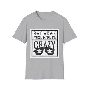 Rock Music Made Me Crazy Unisex Softstyle T-Shirt Printify T-Shirt - Tracy McCrackin Photography