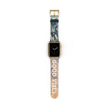 Load image into Gallery viewer, Men&#39;s Good Vibes Rock Climbing Watch Band 38 - 41 mm / Gold Matte Printify Accessories - Tracy McCrackin Photography